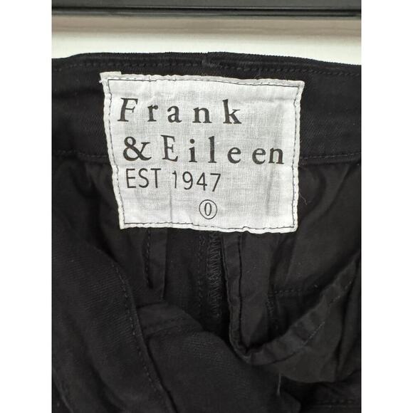 FRANK & EILEEN WICKLOW ITALIAN PERFORMANCE TWILL PANTS BLACK - Picture 6 of 8